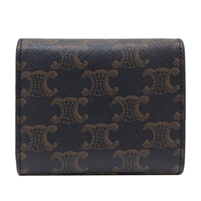 Celine Triomphe Bifold Wallet Leather