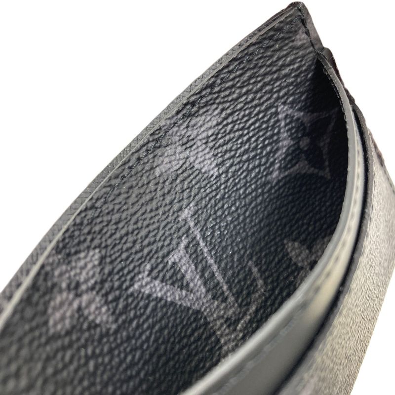 Louis Vuitton Card Holder Double Case Monogram Eclipse