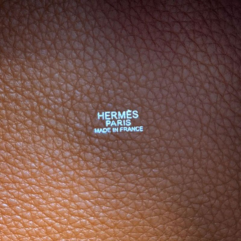 Hermes Picotin PM Gold Silver Handbag Epsom