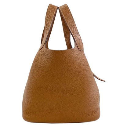 Hermes Picotin PM Gold Silver Handbag Epsom