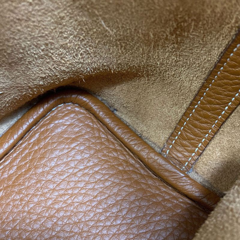 Hermes Picotin PM Gold Silver Handbag Epsom