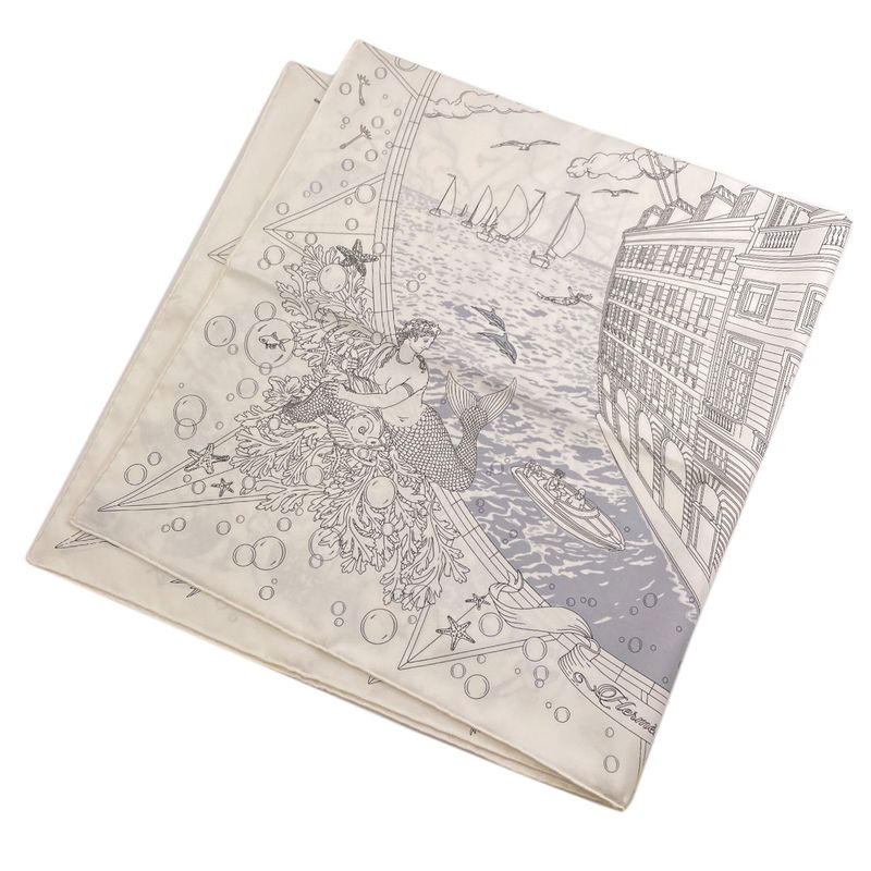 Hermes Carre 90 Flagship Scarf Silk