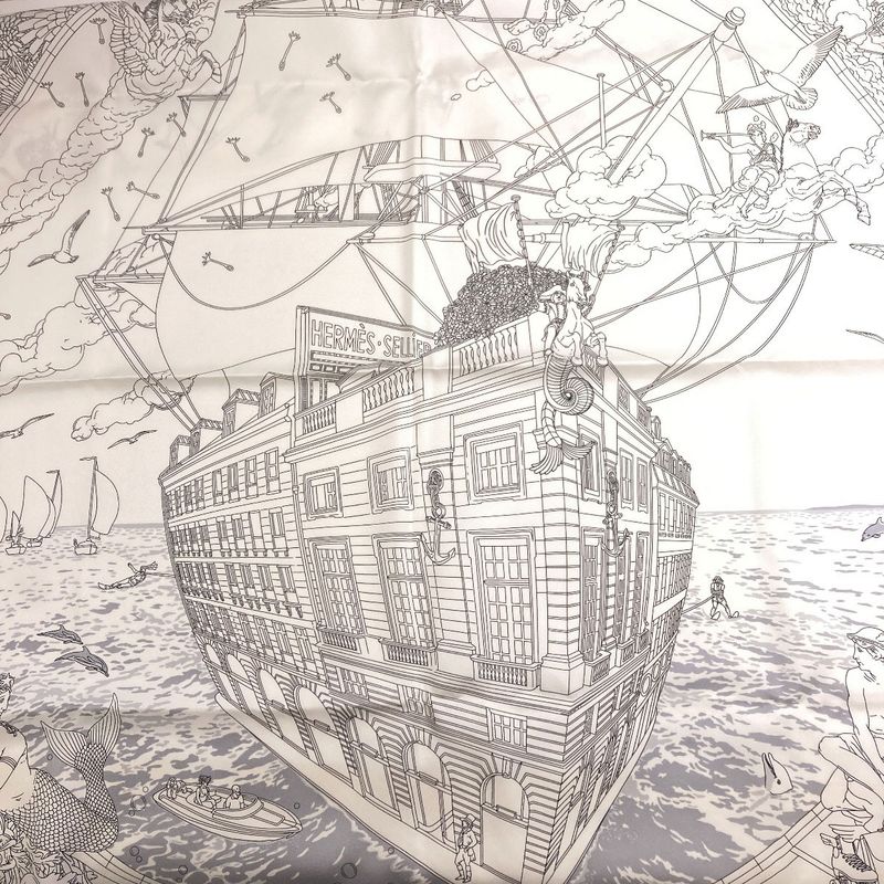 Hermes Carre 90 Flagship Scarf Silk