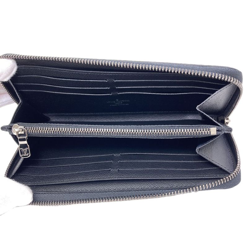 Louis Vuitton Zippy Horizontal Wallet Monogram Eclipse