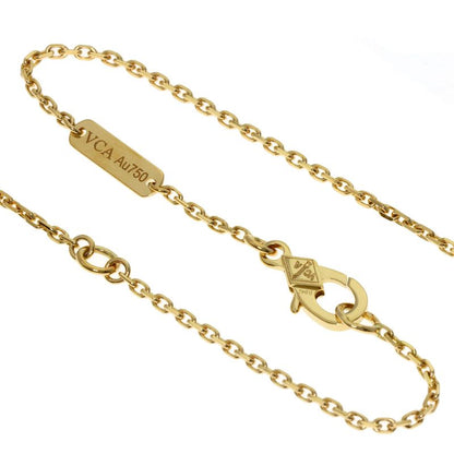 Van Cleef & Arpels Lucky Alhambra Papillon Necklace 18k Yellow Gold