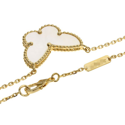 Van Cleef & Arpels Lucky Alhambra Papillon Necklace 18k Yellow Gold