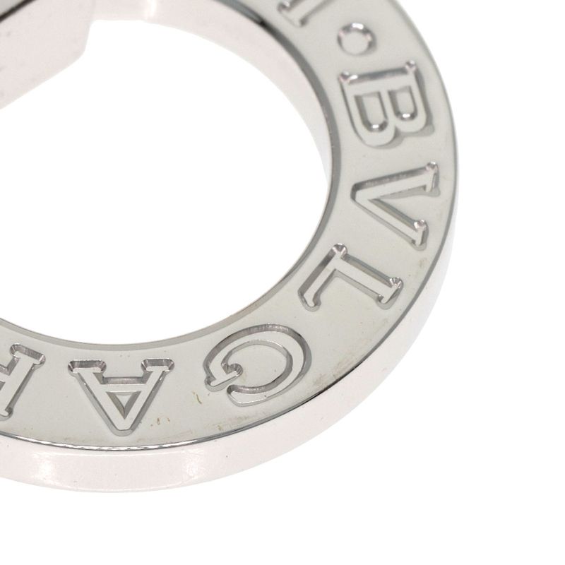 Bvlgari Double Logo Diamond Necklace 18k White Gold