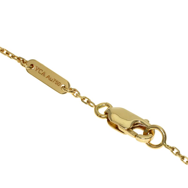 Van Cleef & Arpels Sweet Alhambra Mother of Pearl Bracelet 18k Yellow Gold