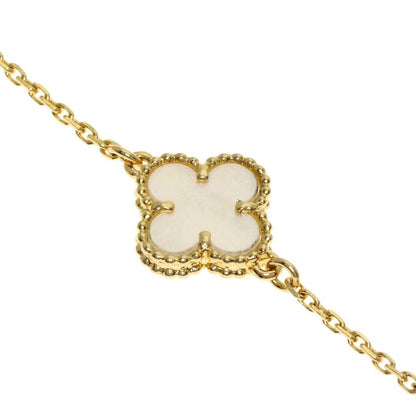 Van Cleef & Arpels Sweet Alhambra Mother of Pearl Bracelet 18k Yellow Gold