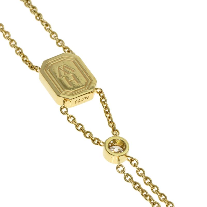 Harry Winston Hwlogo Diamond Bracelet 18k Yellow Gold