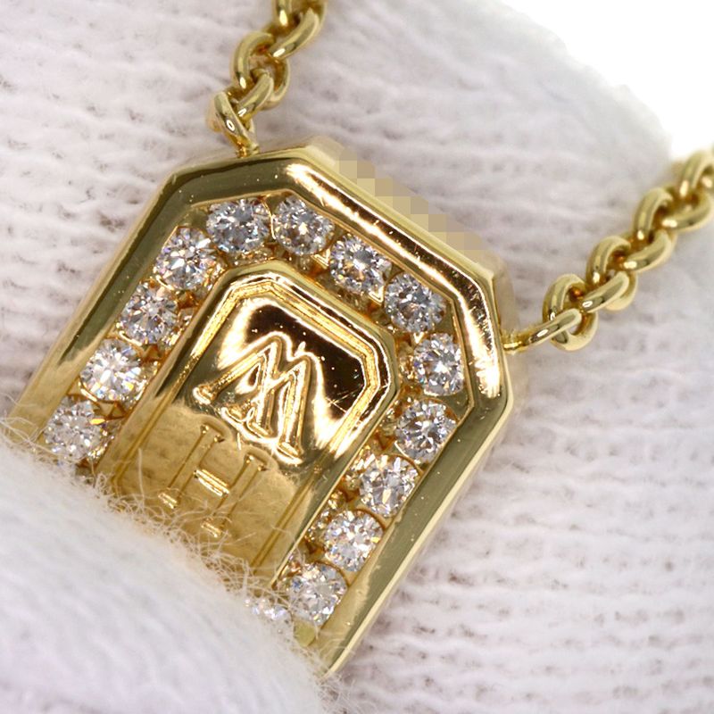 Harry Winston Hwlogo Diamond Bracelet 18k Yellow Gold