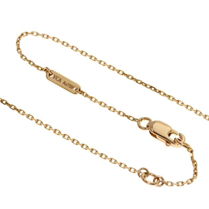 Van Cleef & Arpels Sweet Alhambra Canelian Necklace 18k Pink Gold