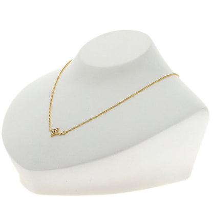 Louis Vuitton Pendant Monogram Idylle Diamond Necklace 18k Yellow Gold