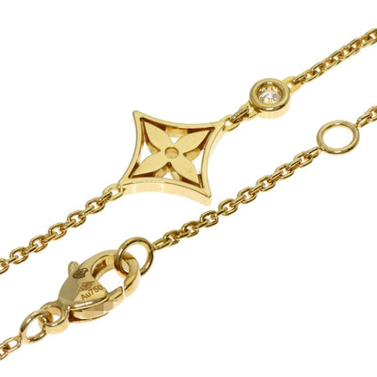 Louis Vuitton Pendant Monogram Idylle Diamond Necklace 18k Yellow Gold
