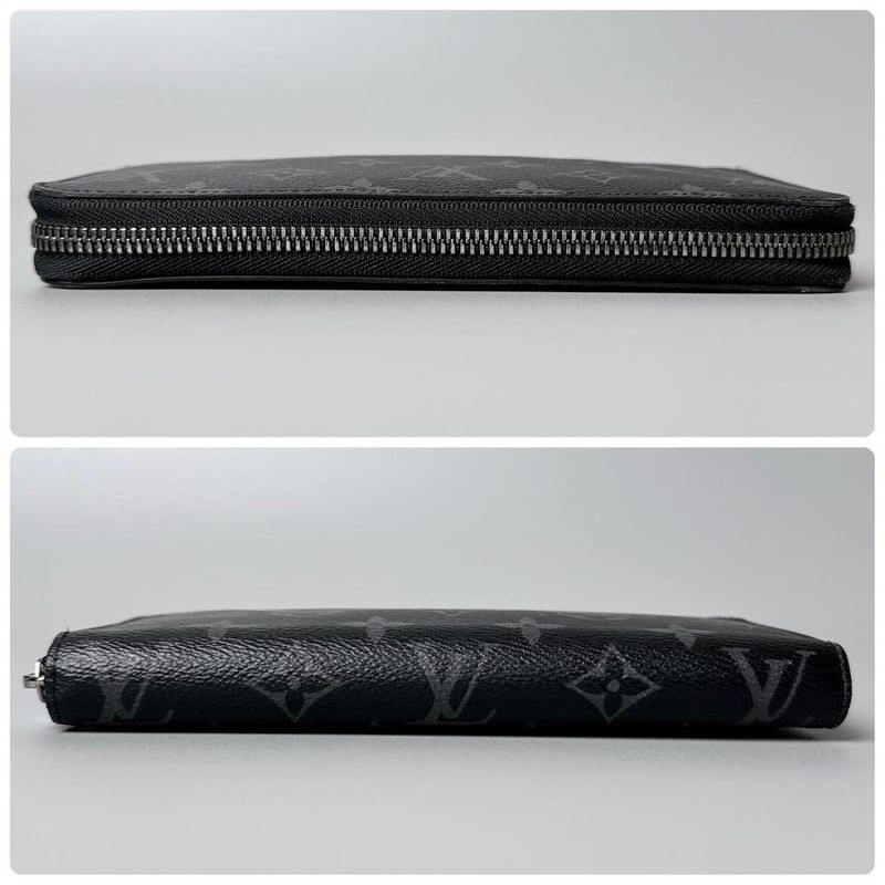 Louis Vuitton Monogram Eclipse Zippy Wallet Horizontal