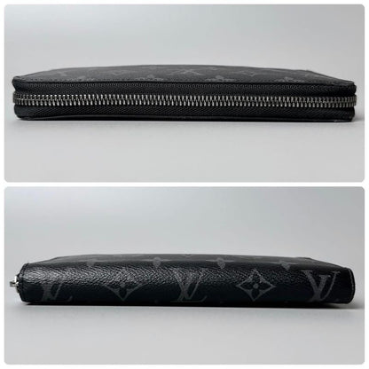 Louis Vuitton Monogram Eclipse Zippy Wallet Horizontal