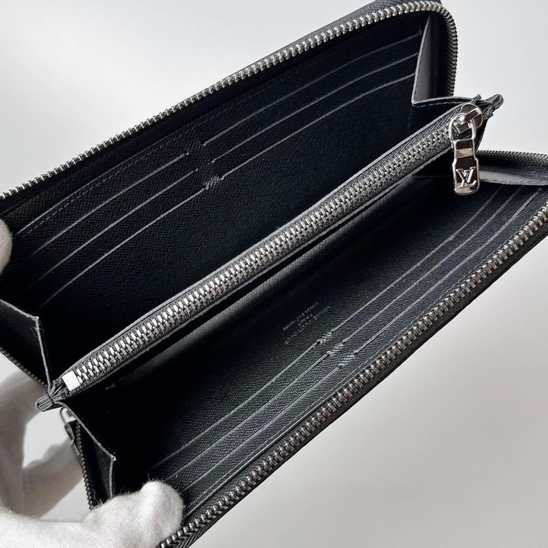 Louis Vuitton Monogram Eclipse Zippy Wallet Horizontal