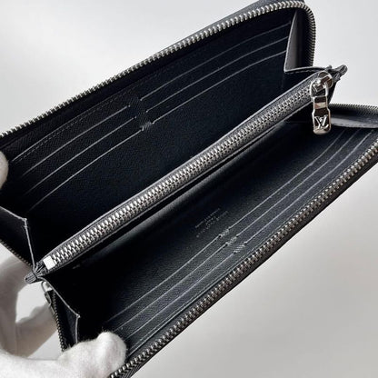 Louis Vuitton Monogram Eclipse Zippy Wallet Horizontal