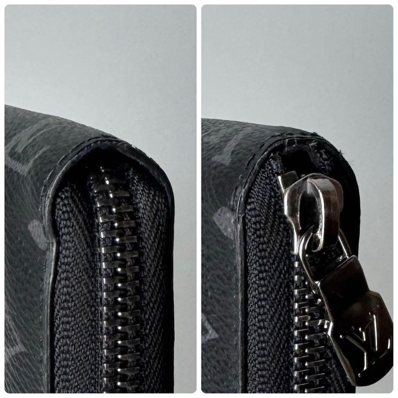 Louis Vuitton Monogram Eclipse Zippy Wallet Horizontal
