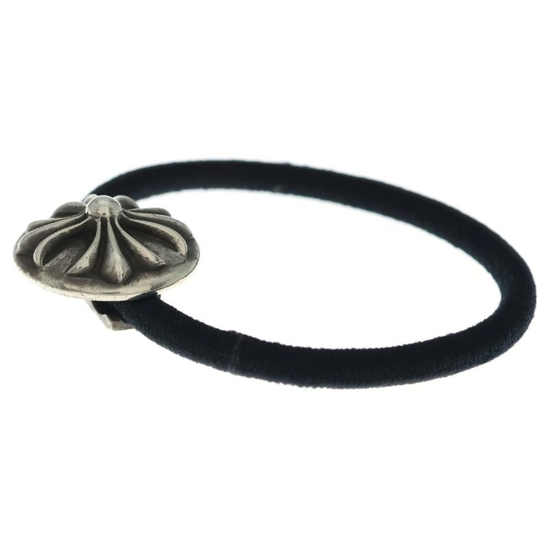 Chrome Hearts Hairband Cross Ball Headband Hair Tie Concho Silver