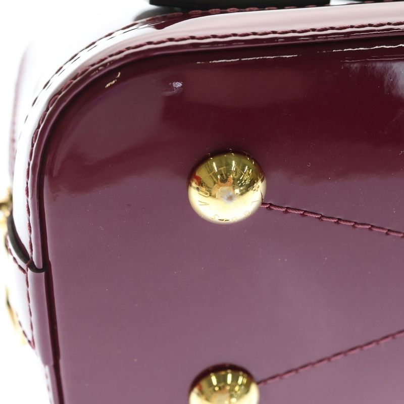 Louis Vuitton Monogram Vernis Alma BB Miroir Shoulder Bag