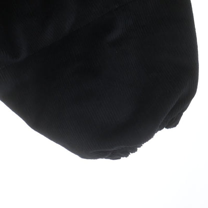 Prada Detachable Sleeve Corduroy Down Jacket Black