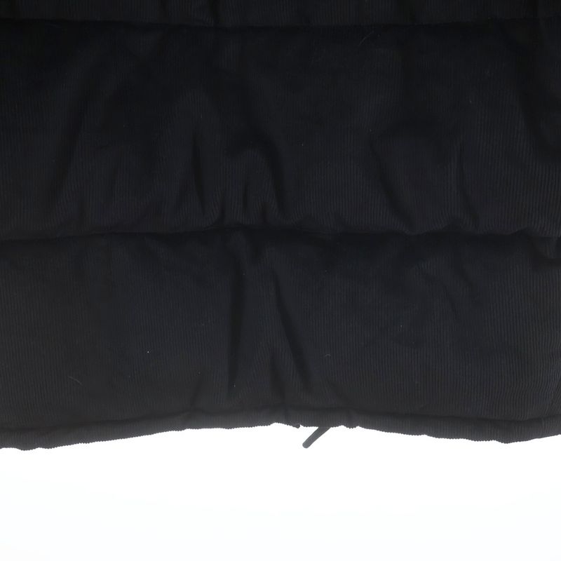 Prada Detachable Sleeve Corduroy Down Jacket Black