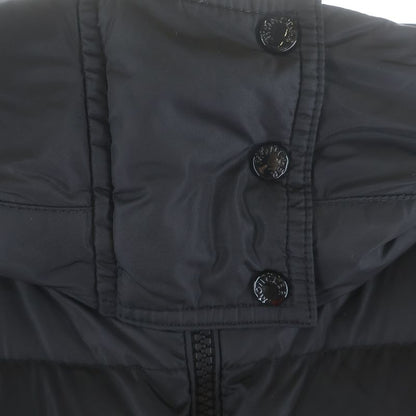 Moncler Flammette Giubbotto Long Down Jacket with Hood Black