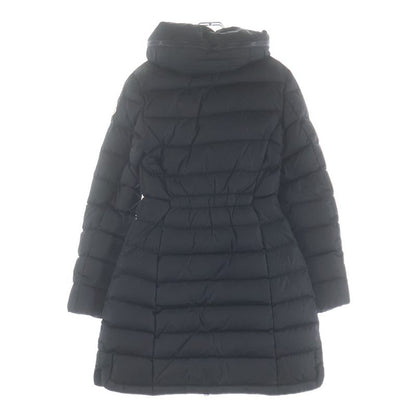 Moncler Flammette Giubbotto Long Down Jacket with Hood Black