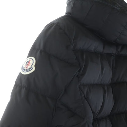 Moncler Flammette Giubbotto Long Down Jacket with Hood Black