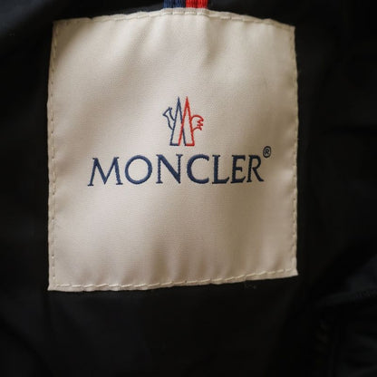 Moncler Flammette Giubbotto Long Down Jacket with Hood Black