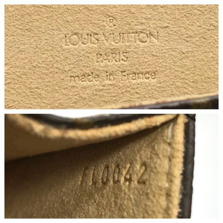 Louis Vuitton Pochette Florentine Monogram Belt Bag Leather Brown