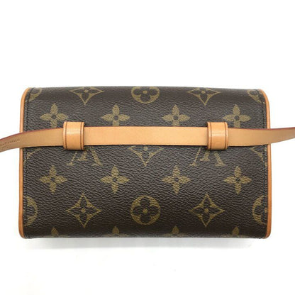 Louis Vuitton Pochette Florentine Monogram Belt Bag Leather Brown