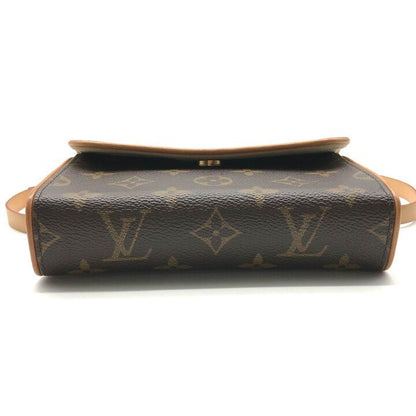 Louis Vuitton Pochette Florentine Monogram Belt Bag Leather Brown