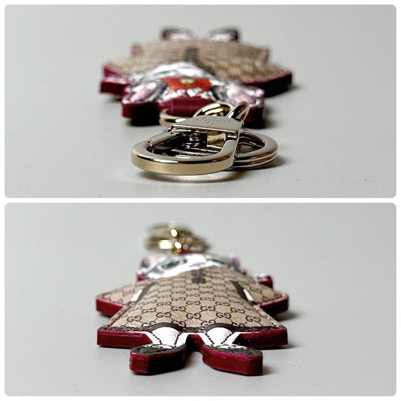 Gucci Yuko Higuchi Charm Key Holder Key Ring Bow