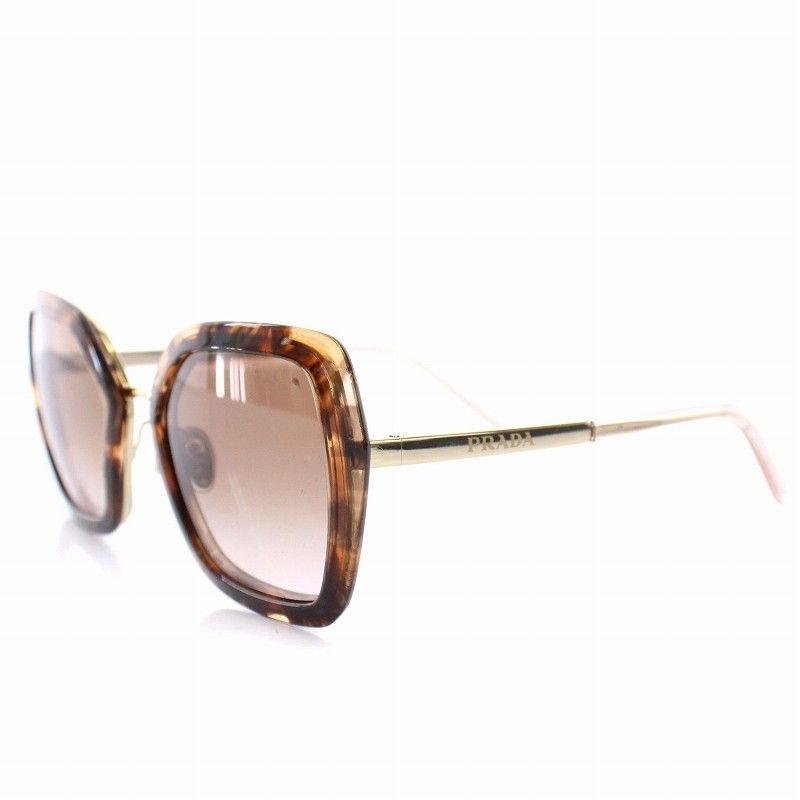 Prada Sunglasses 53 21 Brown Gold YM Eyewear