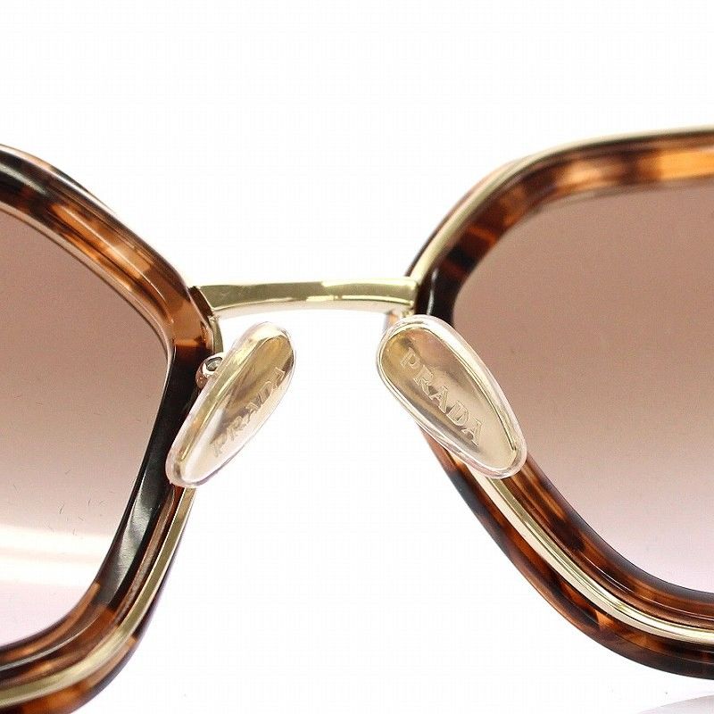 Prada Sunglasses 53 21 Brown Gold YM Eyewear