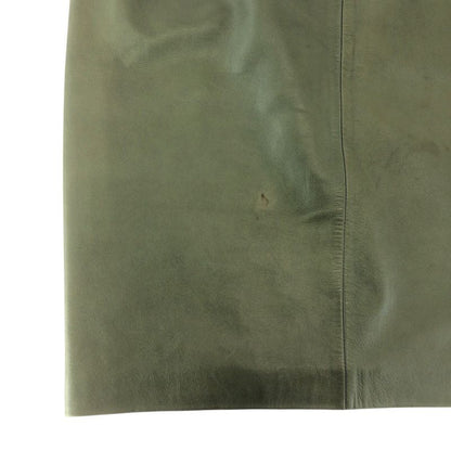 Loewe 40 Green Gold Leather 156 Skirt