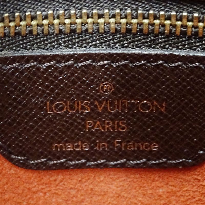 Louis Vuitton Tote Damier Canvas Venice PM Brown Handbag to School Adult