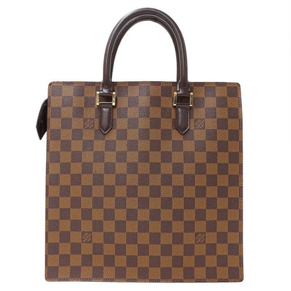 Louis Vuitton Tote Damier Canvas Venice PM Brown Handbag to School Adult