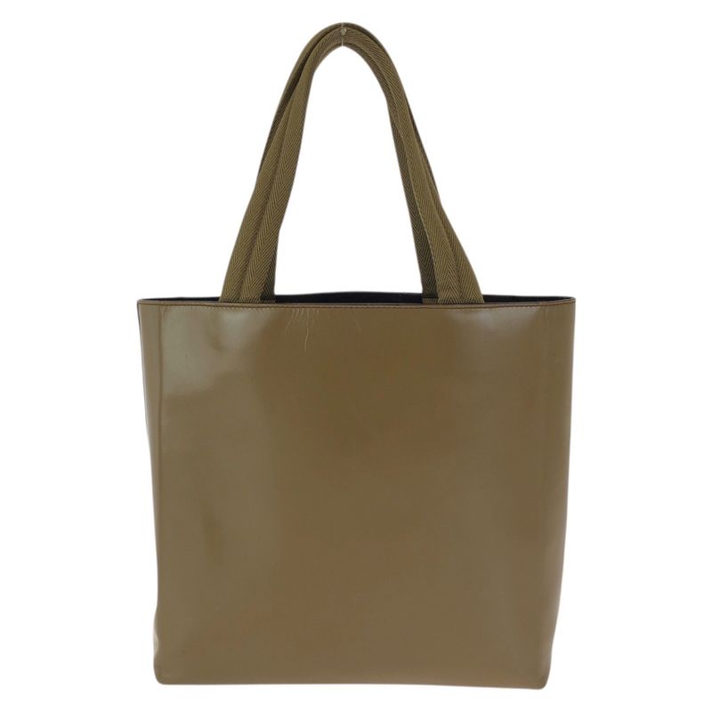 Prada Logo Tote Totes Khaki