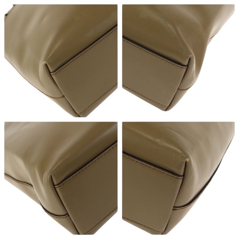 Prada Logo Tote Totes Khaki