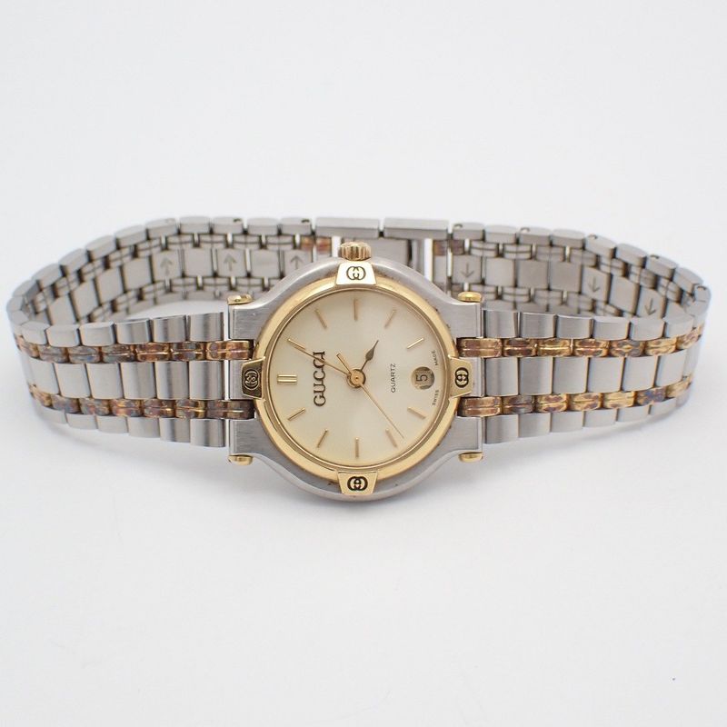 Gucci Quartz Watch Ivory Dial SS