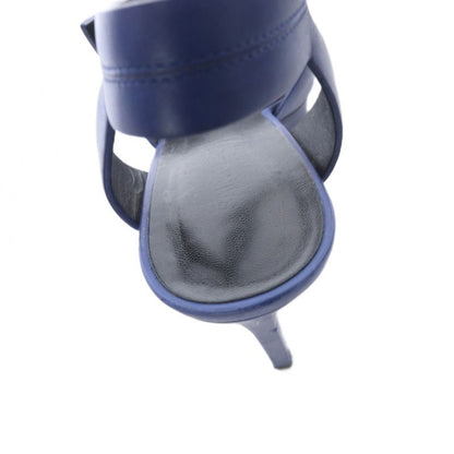 Saint Laurent Paris Sandals Strap Leather 37 Blue