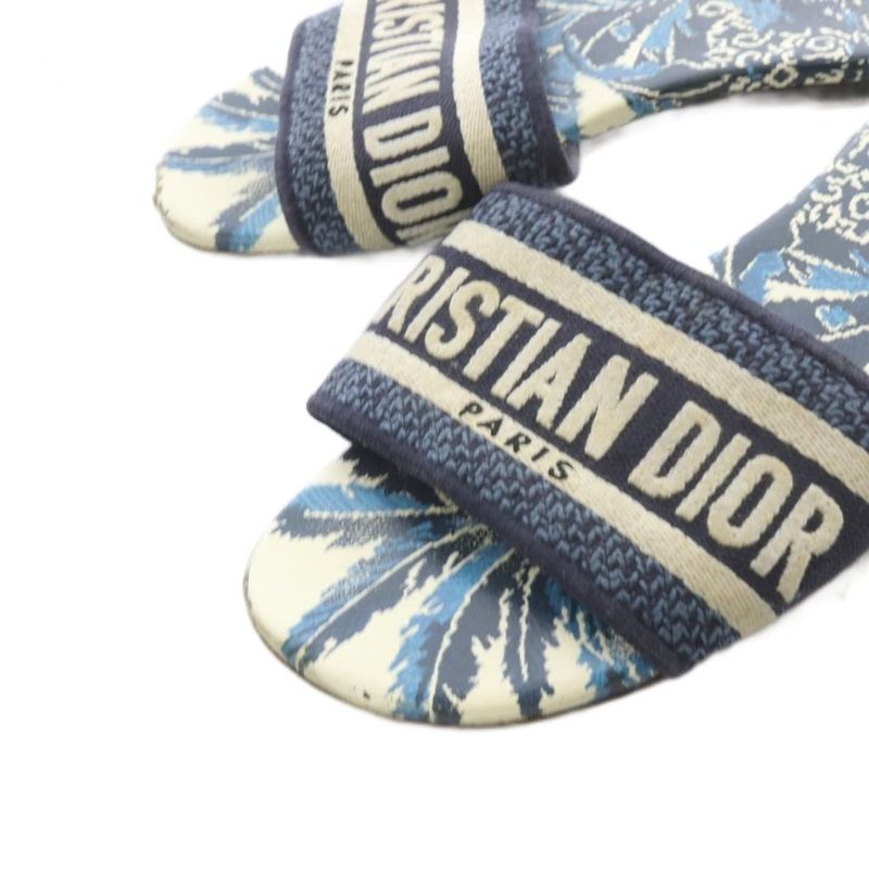 Dior Dway Sandals Logo 36 Blue