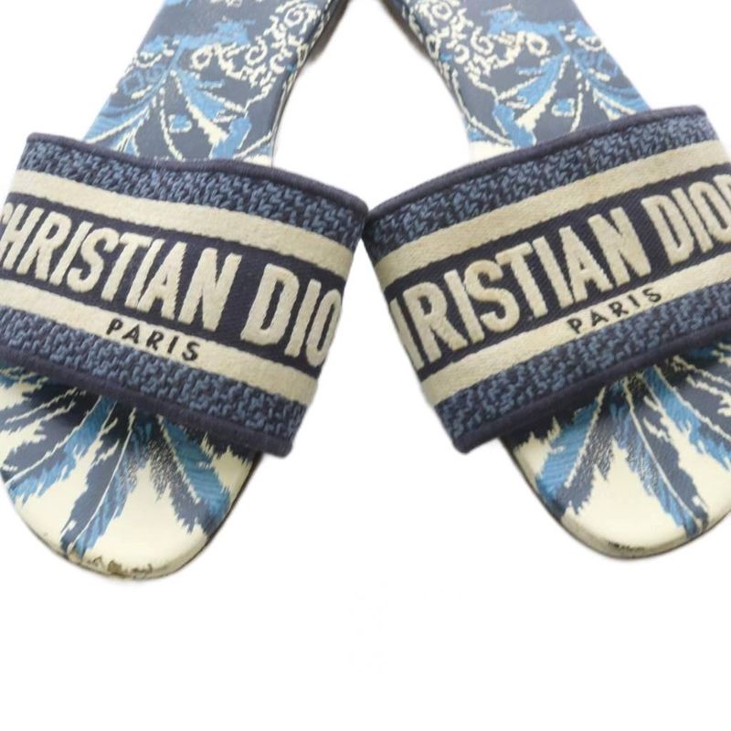 Dior Dway Sandals Logo 36 Blue