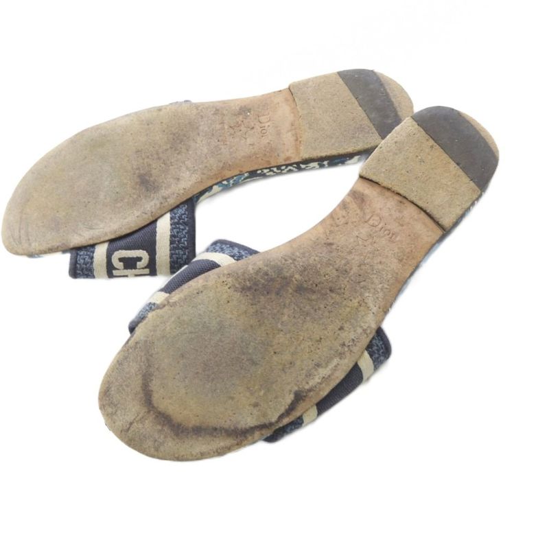 Dior Dway Sandals Logo 36 Blue
