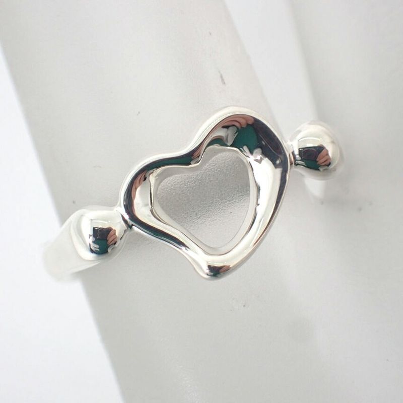 Tiffany & Co 925 Open Heart Ring