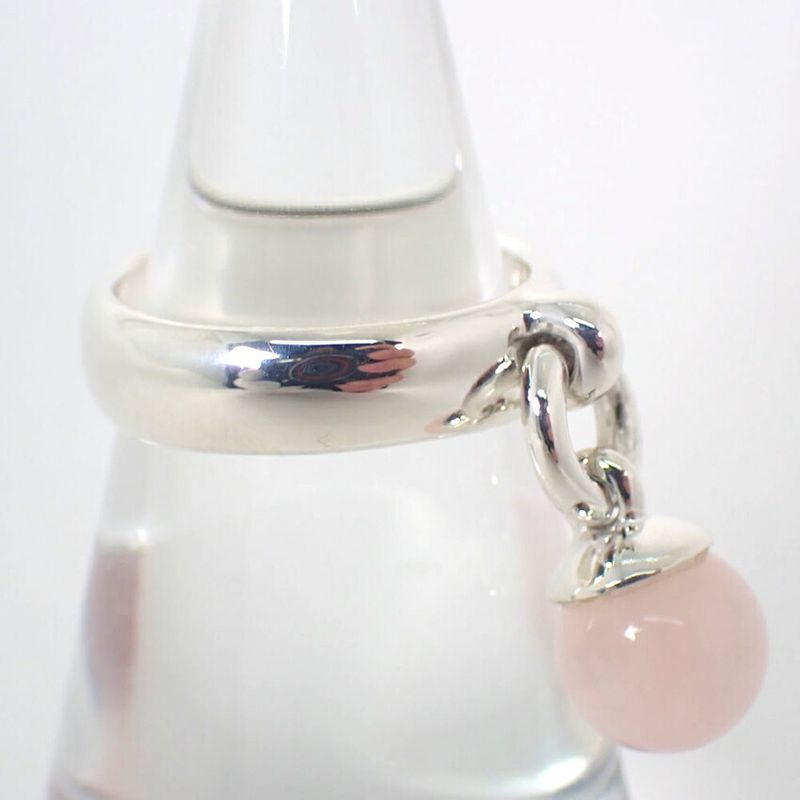 Tiffany & Co 925 Rose Quartz Ring