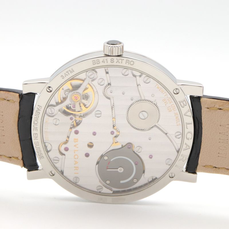 Bvlgari Watch Ro Mafinissimo Black Stainless Steel